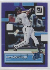 2022 Panini Donruss Rated Rookie Holo Purple Bryan De La Cruz #53 7rf
