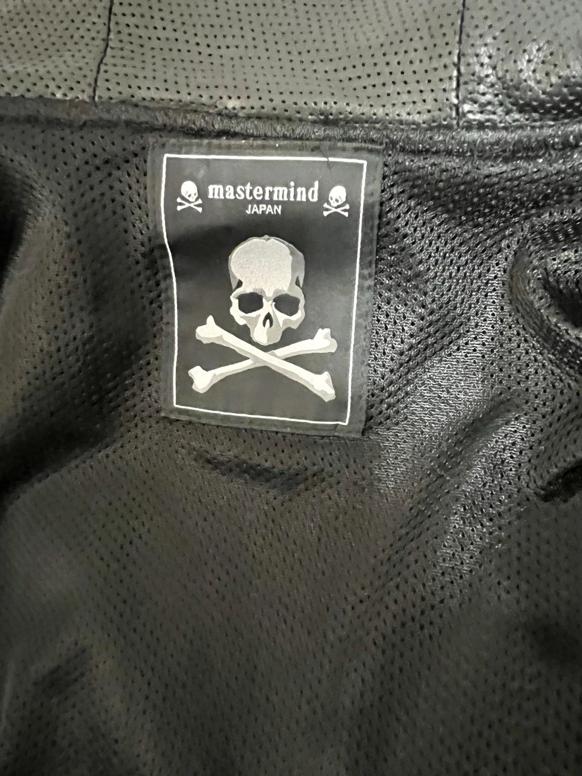 Rare Mastermind Japan MMJ Lambskin Leather Hoodie Size-XL Made in Japan π―π΅ - product detail image 17