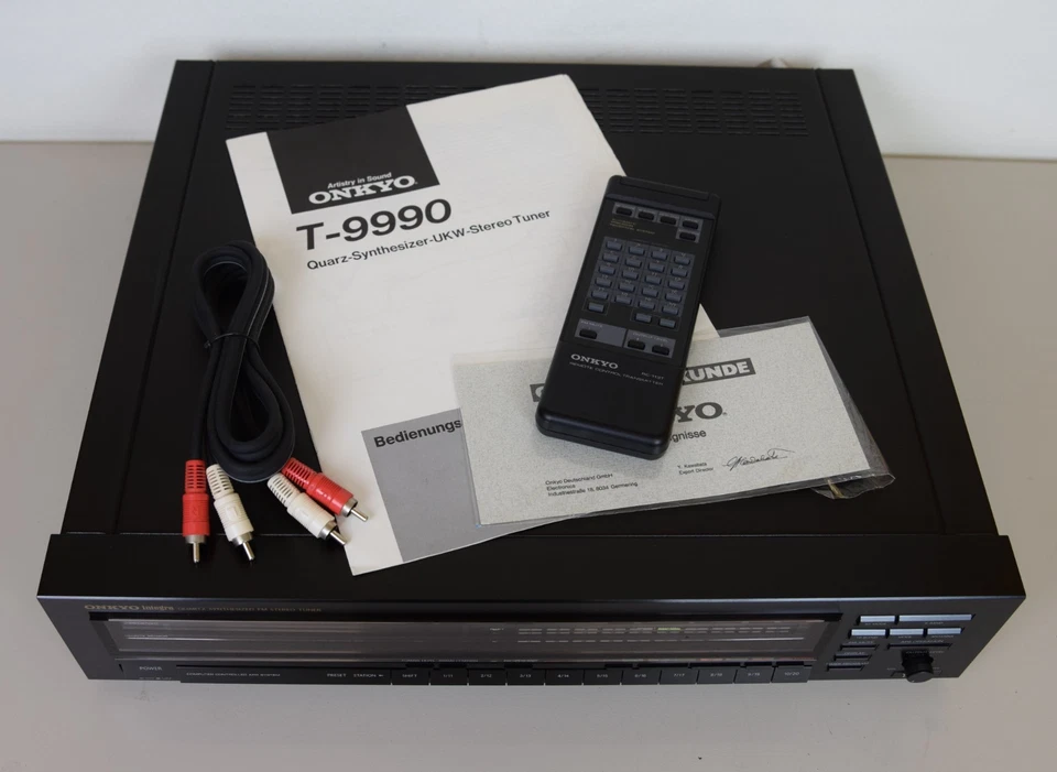 ONKYO T-9990 INTEGRA FM TUNER HIFI ORG FERNBEDIENUNG BDA ABSOLUTER TOP ZUSTAND - Bild 2 von 4