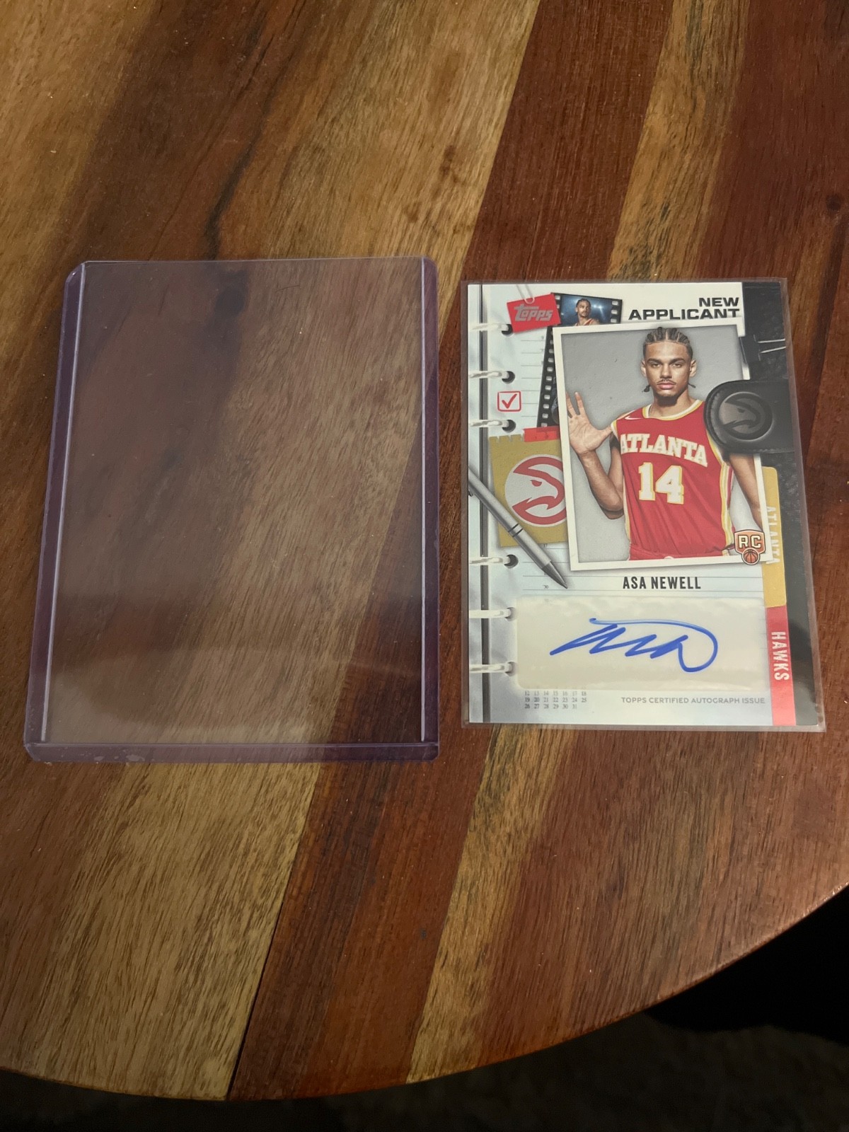 2025-26 Topps - New Applicants Autographs Asa Newell #NA-AN (AU, RC)