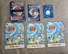 Lot Of VTG Authentic Pokemon League Trading Card Game Badge Books/box/toy