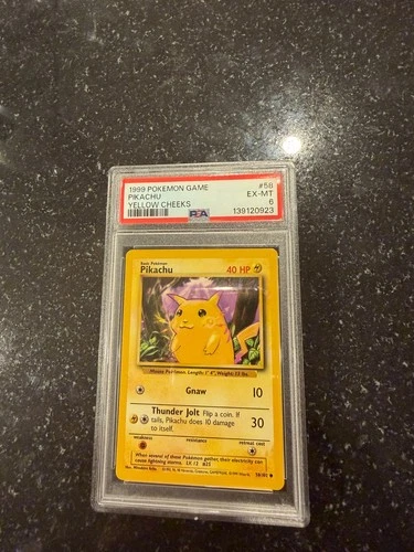 PSA 6 - 1999 Pikachu 058/102 Base Set Regular