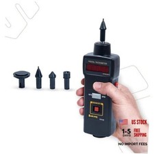 HTM-590 Contact Type Digital Tachometer: LED Red Display, Ideal for Industrial