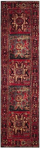  Vintage Hamadan Collection Runner Rug - 2'3" x 6', Red & Multi, Oriental  - Image 3 of 4