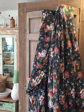 VTG Ralph Lauren Cossette Isadora Floral King Fitted SHEET DUVET Cottage READ
