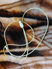 Used Fantom White USB-A Male to Lightning Male Cable ~5-ft Free Shipping