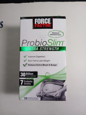 Force Factor ProbioSlim Ext Strength Probiotic 30 Billion Reduce Bloat Exp 05/26