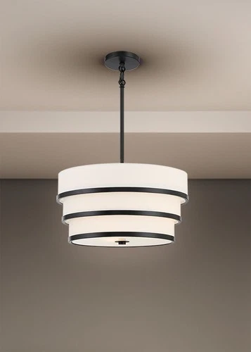 Minka Lavery 2443 Cascade 3 Light 18"W Pendant - Coal - Picture 5 of 10