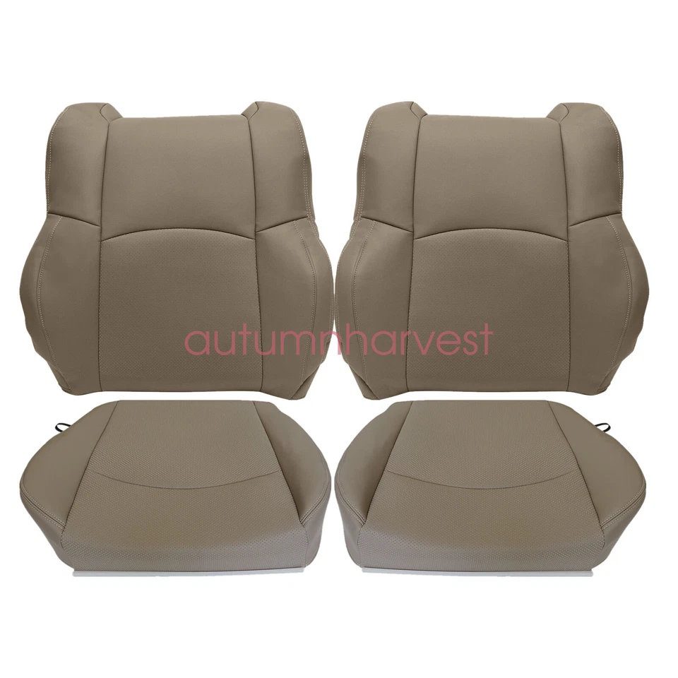 Cubierta de asiento de cuero inferior y superior lateral para Dodge Ram 1500 Laramie 2009-2012 Foto 4 de 4