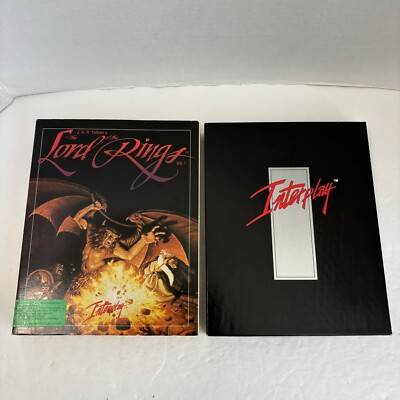 The Lord of the Rings Vol. 1 PC IBM Tandy Vintage Game 5.25'' Diskette 1990