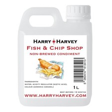 2 X 1L Fish and Chip Shop taste non brewed condiment vinegar Bulk Refill Chippy
