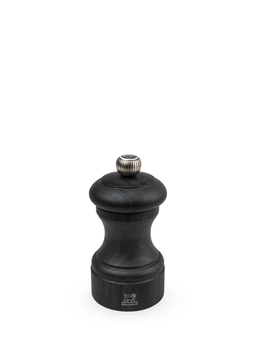 Peugeot Paris Manual Wooden Salt Mill, Graphite Collection, 10 cm - 4"