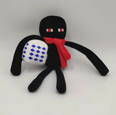 Minecraft Animal Plush Toy Kids Plushies Toy 26cm Red Scarf Enderman Kids Gift