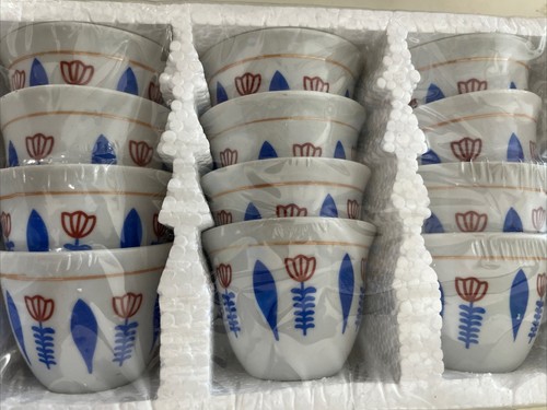 12 Pcs Ceramics Turkish/Arabic Coffee/Espresso Cups Set GAWA CUP Set . - Picture 4 of 4