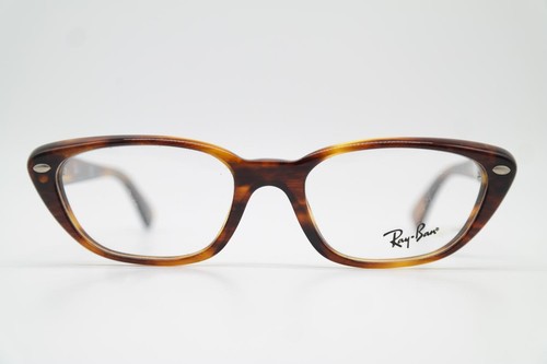Vintage Brille Ray Ban RB 5242 Braun Silber Oval Brillengestell eyeglasses - Bild 1 von 6
