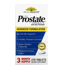 Real Health, Prostate Formula with Saw Palmetto, 270 Tablets