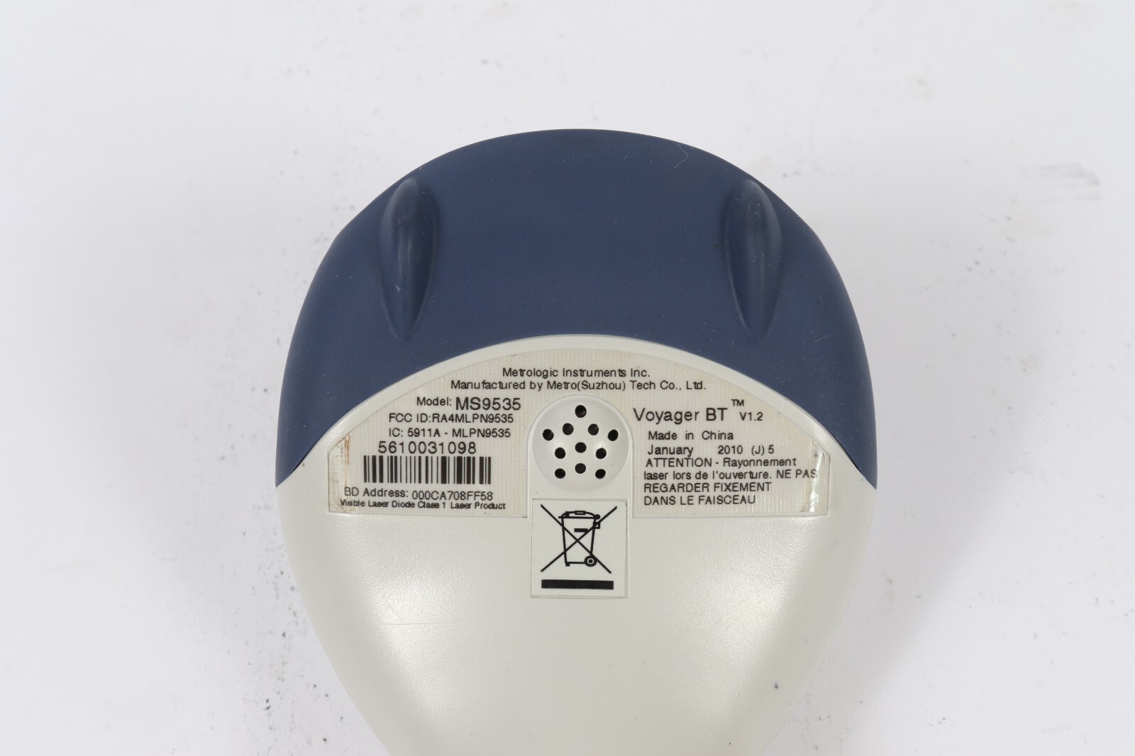 Metrologic Lector Voyager MS9535 Bluetooth USB Wireless Con Cuna Con 32KB Negro MK9535-79B5M38