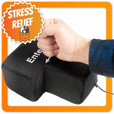 Big Enter Taste XXL USB Button Anti Stress Gadget Stressabbau Büro Geschenk Geek