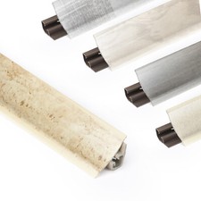 ABSCHLUSSLEISTEN Wandabschlussleisten 23mm Winkelleisten für Arbeitsplatte