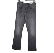 LEE Dungarees Asphalt Gray Skinny Adjustable Waistband Sz 16