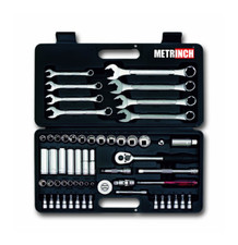 METRINCH Socket Set 59-tlg. With Fingerratsche Metric Inch