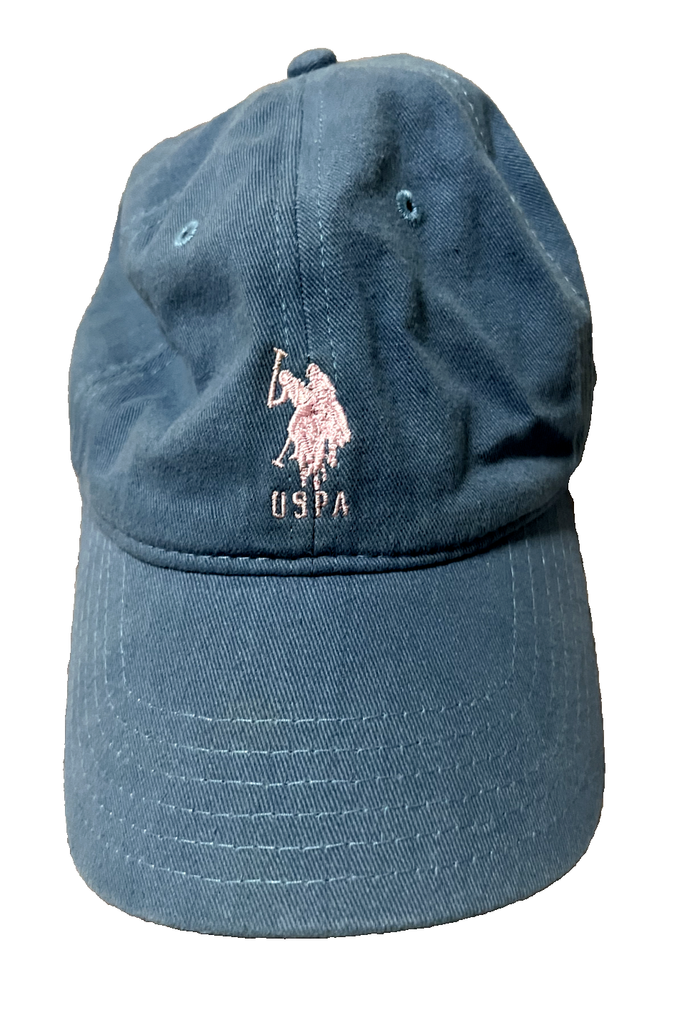 Cappello berretto Polo blu regolabile ricamato pony #3