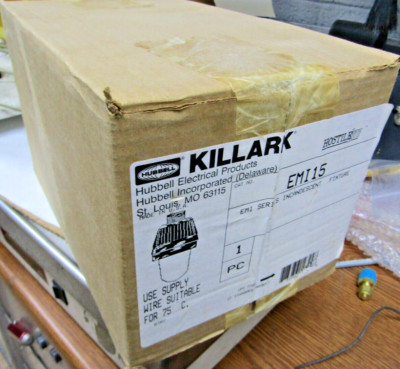  NEW KILLARK EMI15 HAZARDOUS LOCATION INCANDESCENT FIXTURE 115/250VAC