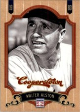 2012 Panini Cooperstown #112 Walt Alston  Los Angeles Dodgers HOF *+*