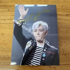 Bigbang TOP T.O.P  Autographed Signed Photo K-POP Collection 5*7 202506