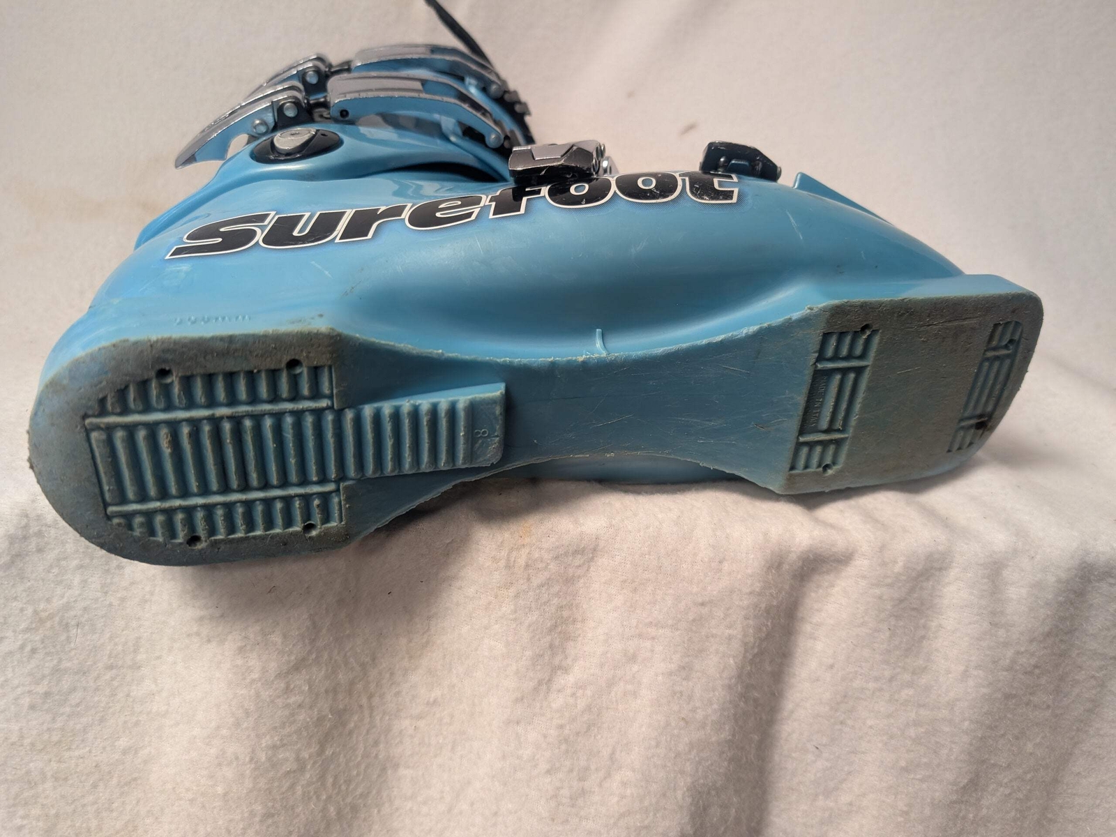 SALOMON Scarponi da sci Lange Surefoot taglia 26 colore blu usati