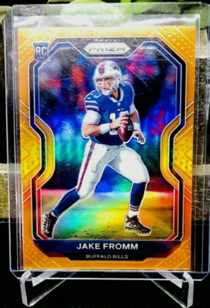 Jake Fromm 135/249 Orange 2020 Panini Prizm Rookie Prizm RC SSP #310 BILLS