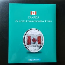 1967-2017 25 Cent Commemorative Canada Quarter Set Lighthouse Coin Book 93 Coins