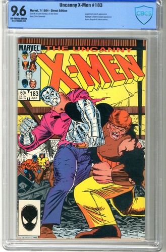 Uncanny X-Men  #183  CBCS  9.6   NM+  Off white/wht pgs  7/84  Juggernaut cover 