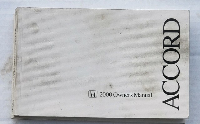Honda accord manual