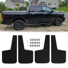 For Ram 1500 2011-2024 4pcs Rubber Mud Flap Mudguards Fender Splash Guards Soft