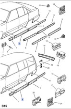 Porte avant et accessoires Opel OMEGA