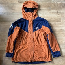 Vintage Mountain Equipment Goretex Waterproof Hiking Jacket Orange Blue Size 14