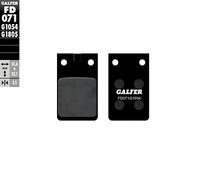 BremsbeläGe Galfer FD071G1054 Semi-Metall Vorne 5,5Mm FüR Malaguti F12 Phantom