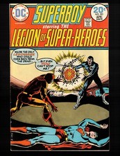 Superboy Legion of Super-Heroes 201 Wildfire Returns VF 1974 DC Comic