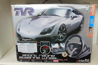 Steering Wheel + Pedals - Sagaris Atomic TVR - PlayStation 3 / PC - USED WITH BOX