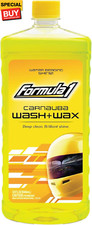 Car Wash and Carnauba Wax, 2-in-1 Car Cleaning Soap for Auto Detailing, Removes