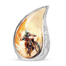 Motorcycle Urn - Mini Urns For Ashes - Small Teardrop Urns For Human Ashes