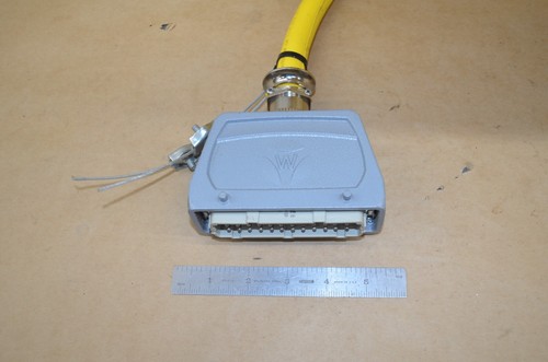 KoneCranes POQ 1022RA 52610824 Bridge Crane Pendant Control 24-Pin Plug 38' Long - Picture 13 of 15
