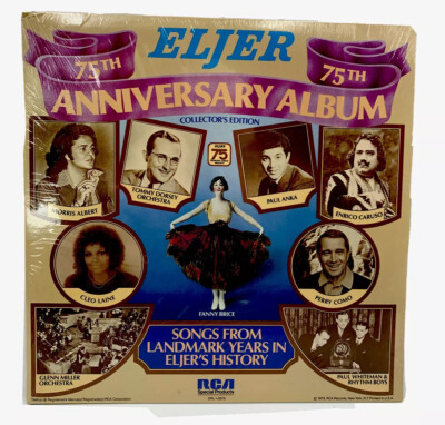 ELJER PLUMBING FIXTURES RETRO LP 1979 RCA VINTAGE VINYL RECORD NOS 75TH Anniv An