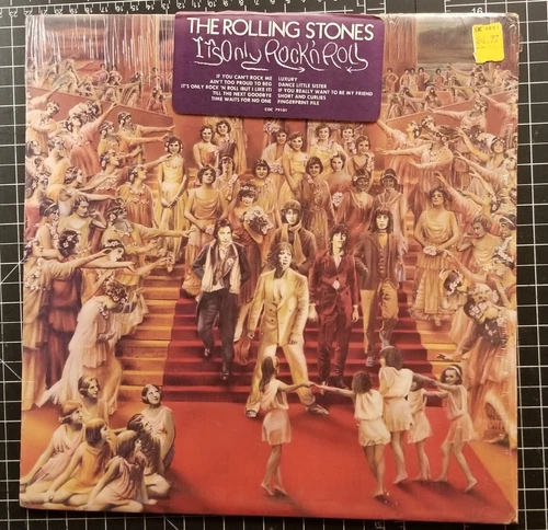 ROLLING STONES It's Only Rock 'n Roll LP 1ST PRESS 1974 IN SHRINK w/ HYPE Vinyl