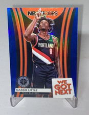 2019-20 NBA Hoops Premium Stock Nassir Little RC Rookie We Got Next Blue #6