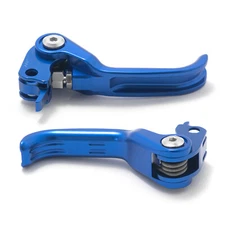 Hydraulic Left Right Brake Levers Blue Aluminum for Shimano Deore XT M8000 M8100