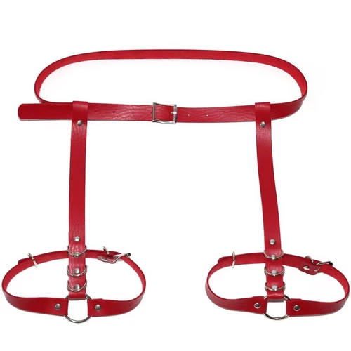 PU Leather Garter Belt Body Harness Strap Waist Leg Thigh Suspender - Picture 14 of 28