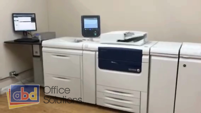 Xerox C75 Color Production Printer 2 Tray Feeder Booklet Maker