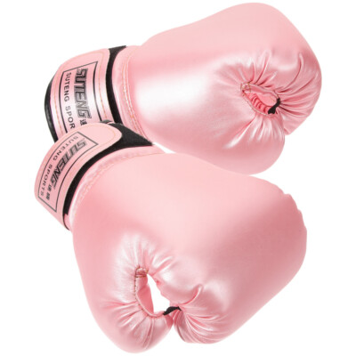 Pink Punching Bag Boxing Gloves Women Hand Wraps Children's Woman